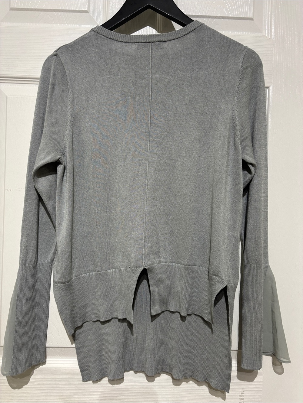 sandwich Women's Gray Long-Sleeve Knit Top - Picture 6 of 9
